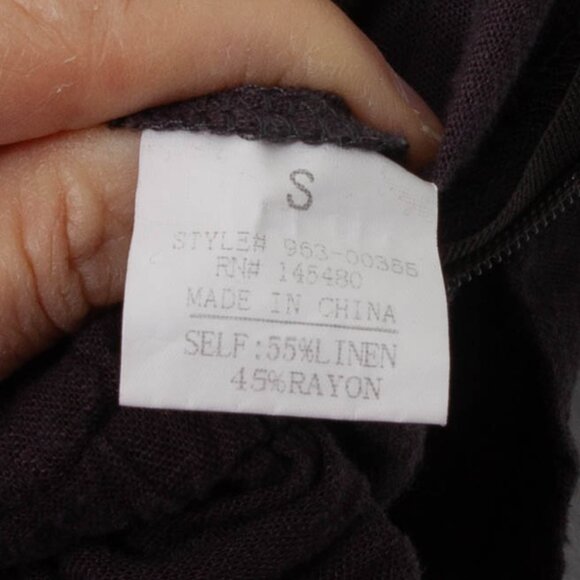 Anthropologie Mo:Vint Linen Blend Culotte Sleeveless Jumpsuit Boho Womens Small - Picture 5 of 7